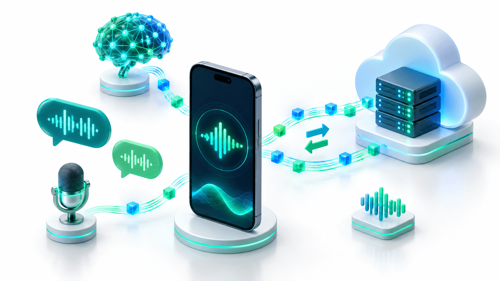 Real-time voice AI assistant architecture with Flutter mobile phone and FastAPI WebSocket cloud server